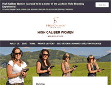 Tablet Screenshot of highcaliberwomen.com